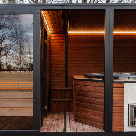 KOBA Sauna ogrodowa z balia 2w1 FORMIA