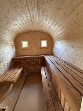 DUŻA Sauna KOBA Kwadro 5m - 2 pomieszczenia, boczne wejście