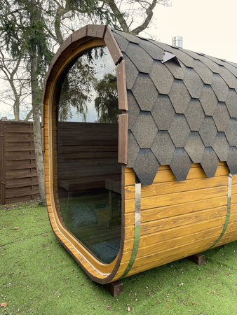 Sauna KOBA Kwadro 3m - 1 pomieszczenie z tarasem