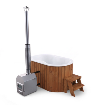 Balia ogrodowa kąpielowa OFURO 2 osobowa piec na drewno zewnętrzny