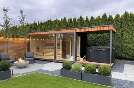 Sauna ogrodowa KOBA LOFT B - ocieplona - KONFIGURUJ