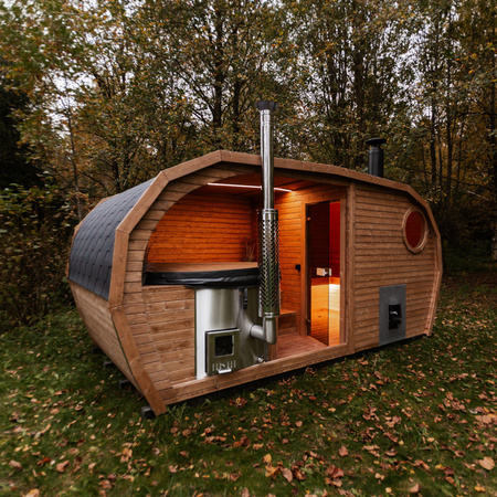 KOBA Sauna ogrodowa z balia 2w1 NEPTUN
