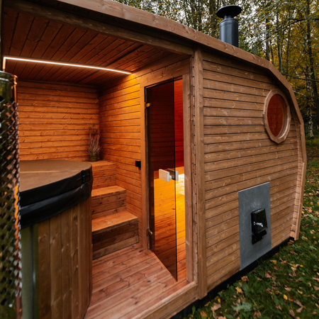 KOBA Sauna ogrodowa z balia 2w1 NEPTUN