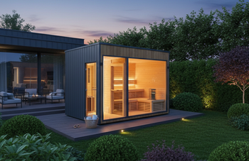 Sauna ogrodowa KOBA LOFT Y -  ocieplona - KONFIGURUJ