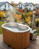 Balia ogrodowa kąpielowa OFURO 2 osobowa piec na drewno zewnętrzny