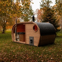 KOBA Sauna ogrodowa z balia 2w1 NEPTUN