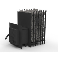 Piec do sauny Etna 12 z długim paleniskiem | bez szyby | 6–12 m³